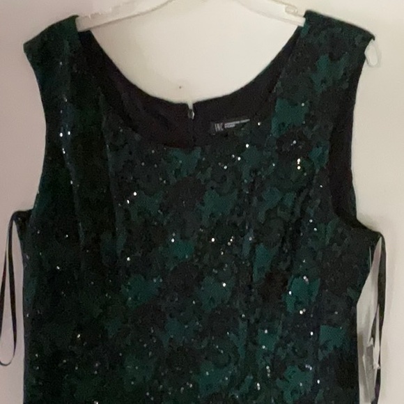 INTERNATIONAL CONCEPTS SZ 18 Emerald Green Cocktail Dress - Picture 5 of 5